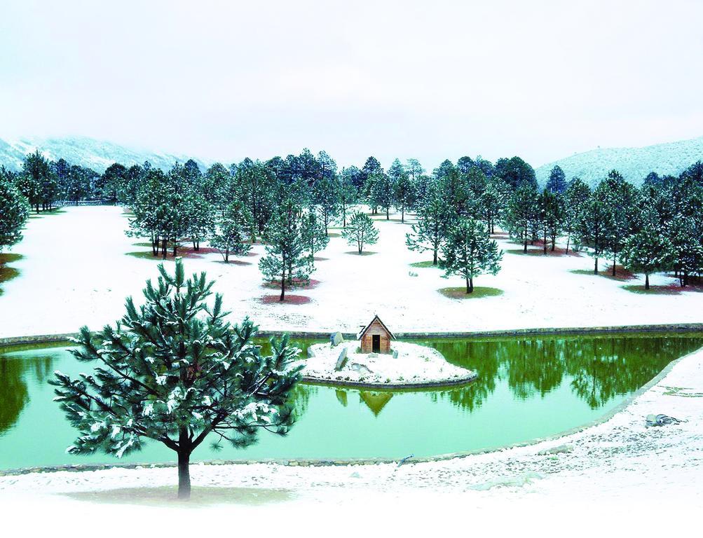 ホテル Bosques De Monterreal San Antonio de las Alazanas エクステリア 写真